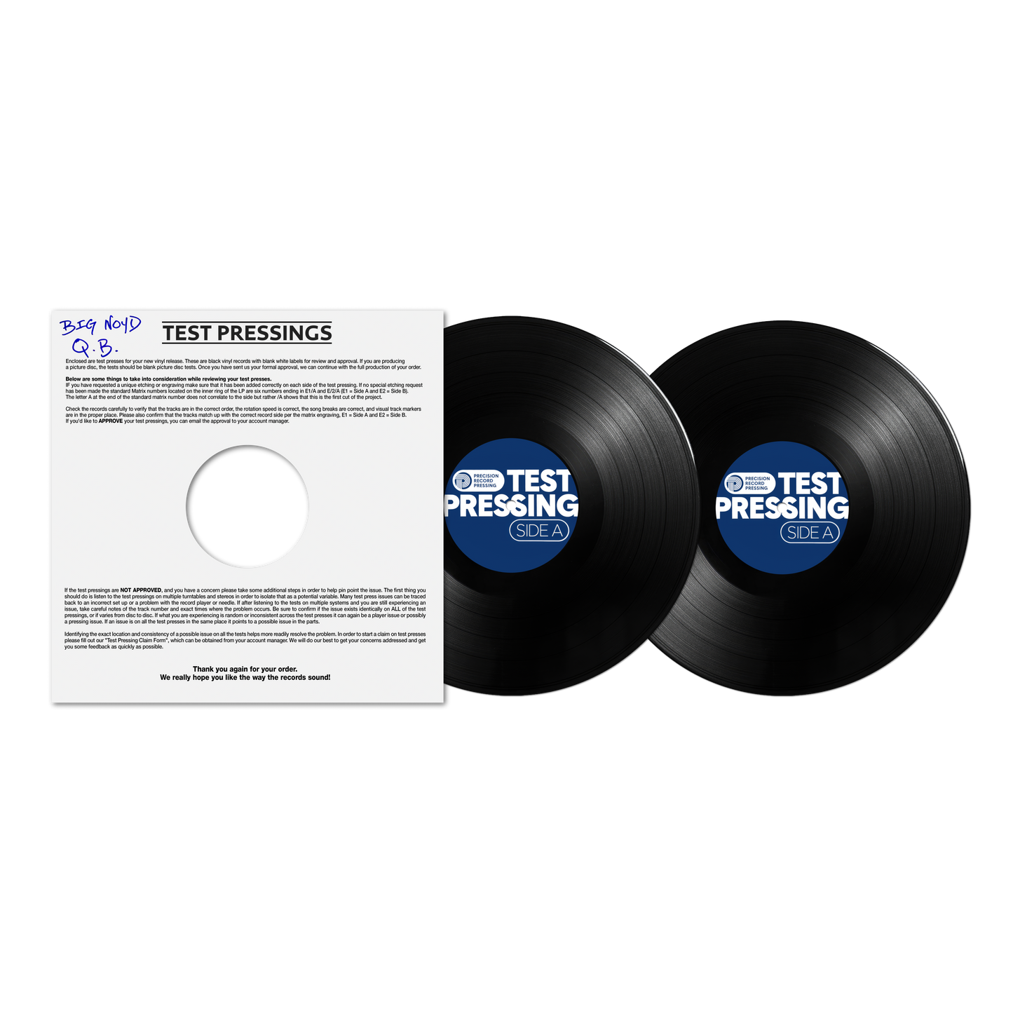 Only The Strong (Signed Test Presses)